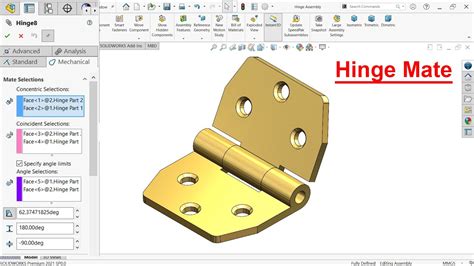 how to make sheet metal box with hindge in solidworks|solidworks hinge mate tutorial.